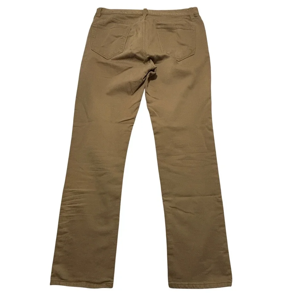 Banana Republic Mens Slim Traveler Khaki Brown 5-Pocket Chino Pants 33x32 488420
